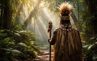 chef-kanak-tenue-foret-nouvelle-caledonie