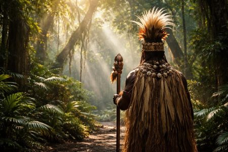 chef-kanak-tenue-foret-nouvelle-caledonie