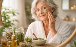 femme-agee-melange-naturel-salle-bain