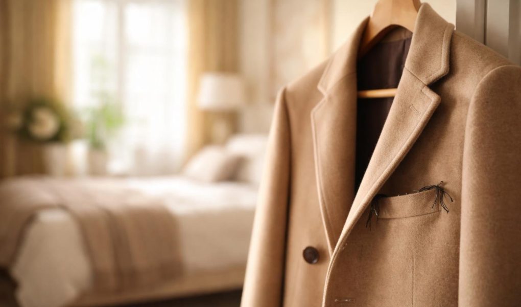 manteau-elegant-poche-decousue-chambre-elegante