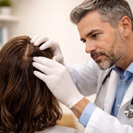 medecin-examen-cuir-chevelu-cabinet