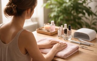 femme-dos-table-manucure-plante