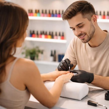 salon-manucure-client-vernis-colorés