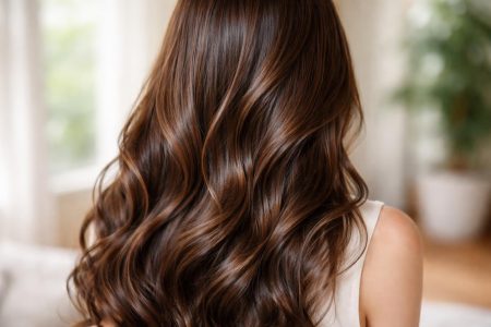 cheveux-brillants-sains-arriere-plan-flou