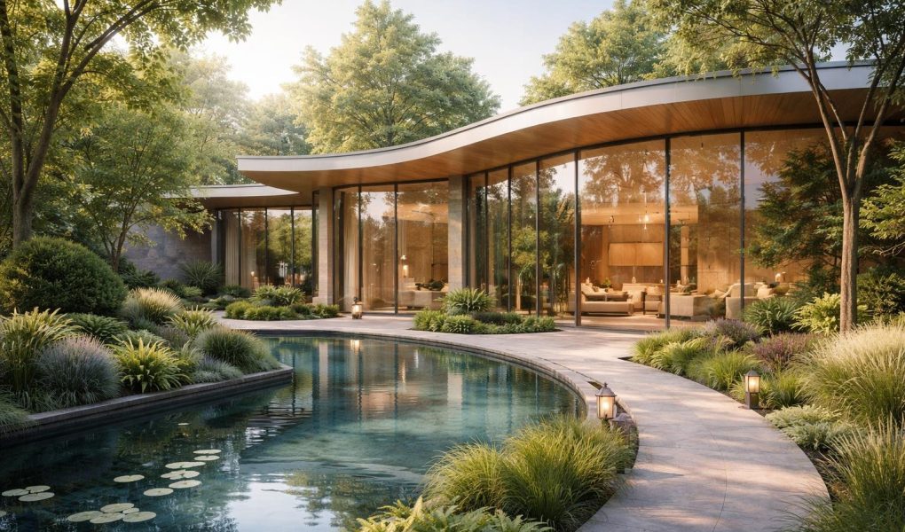 centre-bien-etre-moderne-verdure