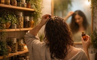 salle-bain-plantes-personne-miroir