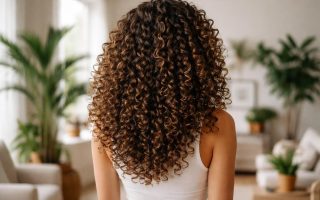 femme-boucles-volumineuses-salon-moderne